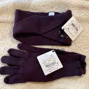 Lululemon mantra gloves and headband